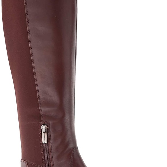 VINCE CAMUTO MAHOGANY LEATHER RIDING BOOTS NWT SZ 7.5 - Picture 8 of 10